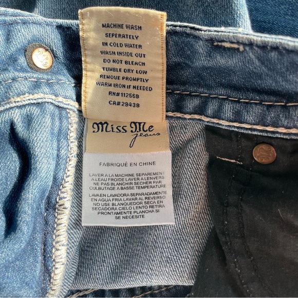 Miss Me Womens Boot Cut Jeans - Size 32 - Picture 14 of 16